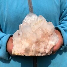 5.2 LB Natural White Quartz Crystal Cluster Mineral Specimen Healing picture