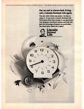 1967 Lincoln National Life Insurance Fort Wayne IN Smashed Alarm Clock Print Ad picture