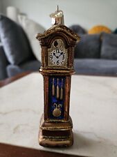 Merck Family’s Old World Christmas Grandfather Clock 5.75”, Christmas Ornament  picture