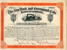 New York and Greenwood Lake Railway Co. - Railroad Stocks picture