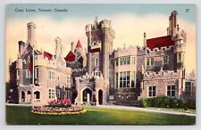 c1940s~Toronto Ontario~Casa Loma~Gothic Revival Castle~Canada~Vintage Postcard picture