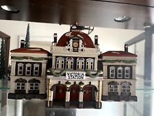 Dept 56 Village Collection Dickens Village Series Victoria Station with box picture