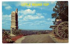 Vintage Postcard LITTLE ROUND TOP Gettysburg National Battlefield PA. Chrome picture