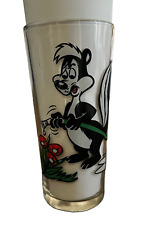 Pepsi Collector Series Pepe Le Pew Daffy Duck Drinking Glass 1976 Warner Bros B picture