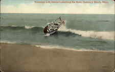 Salisbury Beach Massachusetts MA Life Boat c1910s Postcard picture