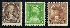 1932 GEORGE WASHINGTON Charles Willson Peale Jean-Antoine Houdon US Stamps MINT picture