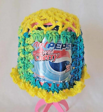 Unique Hat Croteched with Diet Pepsi Wild Cherry Cans picture