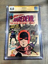 Daredevil #9 CGC 4.0 Signed By Stan Lee / 1st 