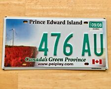 Prince Edward Island License Plate in Good Condition picture