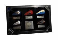2006 Harley Davidson Collectible Mini Gas Tank Set Glass Display Case Shadowbox picture