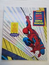 SPIDER-MAN KLUTZ MARVEL SUPER HEROES 1995 PROMO SHEET-JOHN ROMITA picture
