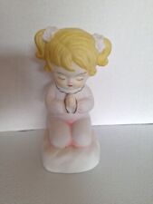 Vintage Praying Girl Ceramic Bedtime Prayers What The World Needs Now Music Box picture