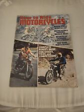 1971 Popular Cycling How To Ride Motorcycles Magazine  picture