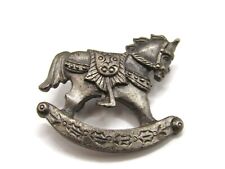 Rocking Horse Pin Vintage Very Nice Detail picture