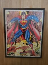 1993 FRAMED SUPERMAN DC COMICS BETTER THAN EVER ART PRINTS DC COMICS s153 picture