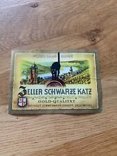 1967 Zeller Schwarze Katz Gold Quality wine label from Mosel-Saar-Ruwer region picture