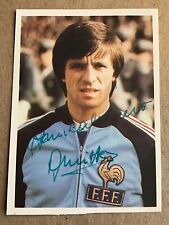 Loic Amisse, France 🇫🇷 FIFA World Cup 1978 Bergmann hand signed picture