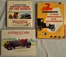3 Books - Those Wonderful Old Automobiles, Antique Cars & Motor Cars of World picture
