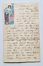 1861 Civil War Letter From Camp Henry Clay, Ohio, Rebels, Gen Fremont Missouri picture