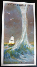1922 W.D. & H.O. Wills Tobacco Card Do You Know #47 What Causes Waterspout VG/EX picture