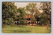 Inn At Cambell's Island, 1979 Fire Destroyed, Illinois c1909 Vintage Postcard picture