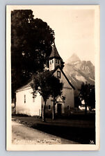Martinskapelle St Michaels Chapel Ehrwald Tirol Austria RPPC Postcard Unposted picture