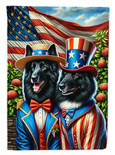 All American Belgian Sheepdog Flag Canvas House Size DAC4187CHF picture