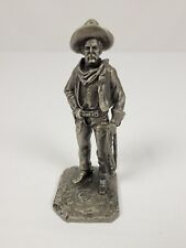 The Cowboy Figure Vintage American Sculpture Society Fine Pewter 4 1/2