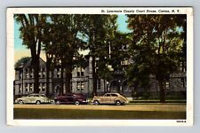 Canton NY-New York, St Lawrence Co Court House, c1949 Antique Vintage Postcard picture