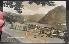 Grundlsee, Austria Mountain Range, Vintage Postcard 1957 picture