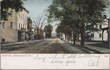 Postcard Main St Bennington Vermont VT 1907 picture
