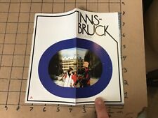 Vintage original: 1980's brochrue - Innsbruck Au. Tirol SKIING - I show all pgs picture