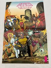 1993 Image Comics, FREAK FORCE, 11x17” Erik Larsen Promo poster Folded Store picture
