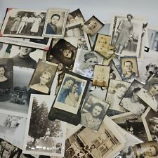 Vintage Black and White Photo Lot of 20 Junk Journal Scrapbooking Crafting  picture