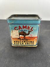 Vintage 1946 Camel No. 8-X Universal Patch Units Cigarette Advertising Tin 3” T picture