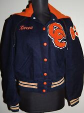 VINTAGE WOOL CYPRESS COLLEGE LETTERMAN'S JACKET - WOMEN'S SIZE SMALL picture