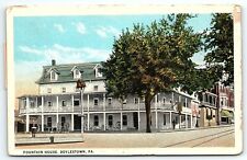 c1920 DOYLESTOWN PENNSYLVANIA PA THE FOUNTAIN HOUSE UNPOSTED POSTCARD P4124 picture