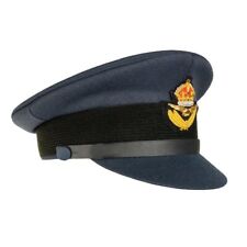 WW2 British RAF Visor Cap - Pilot Peak Hat Uniform Air Force Officers New Repro picture