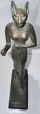 Vintage Louvre Ancient Egypt Goddess Bastet Reproduction Statue TKH picture