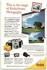 1940s KODAK KODACHROME PHOTOGRAPHY FILME SLIDES PONY 135 CAMERA PRINT AD Z4354 picture