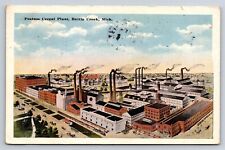 Postcard MI Battle Creek Michigan Postum Cereal Plant Factory c1915 AN21 picture