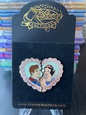 A5 Disney Auctions Pin LE 100 Valentine's Day 2003 Heart Set Snow White Prince picture