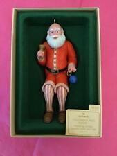 Hallmark Keepsake Ornament 1983 Old Fashioned Santa movable joints arms legs EUC picture
