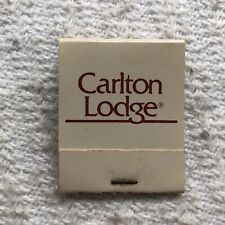 Carlton Lodge Indiana Michigan Vintage Hotel Matchbook picture