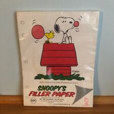 Vintage Peanuts Snoopy's Filler Paper (80 Sheets) picture