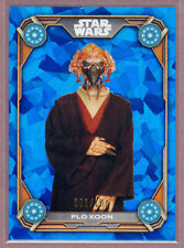2024 Topps Chrome Star Wars Sapphire Jedi Council #2 Plo Koon SP 001/100 picture