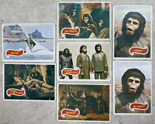 Planet of the Apes 1967 Topps Vintage Trading Cards - Lot of 7 Cards Green Back picture