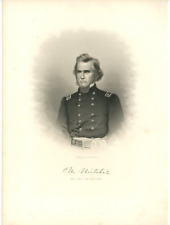 7x10 Original Engraving Union General Ormsby M. Mitchel by J. C. Buttre picture