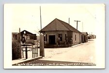 1939-50 RPPC Immigration Booth Border of USA & Mexico Naco Sonora Postcard picture