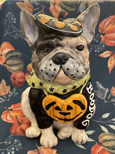 Blue Sky Clayworks French Bull Dog Pumpkin Collar  Halloween BOODOG W/ Tag picture